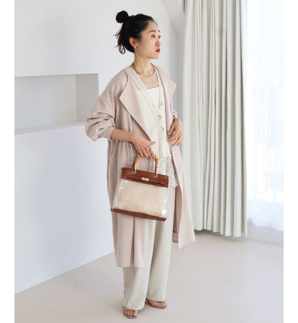  「ペーパーヤーンVネックカーディガン」|カーディガン|