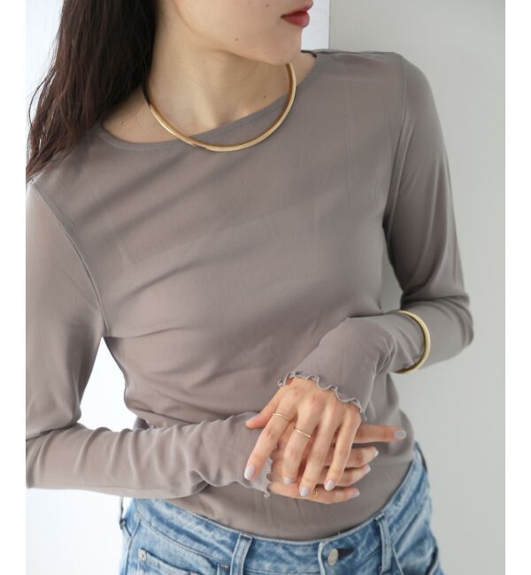  「シアークルーネックプルオーバー」|Tシャツ・カットソー|