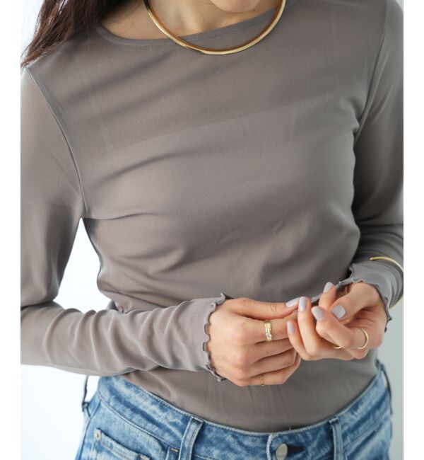  「シアークルーネックプルオーバー」|Tシャツ・カットソー|