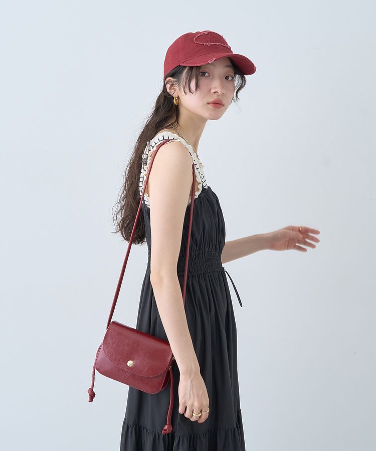 earth music&ecology「ドロストシャーリングキャミワンピース」|ワンピース|