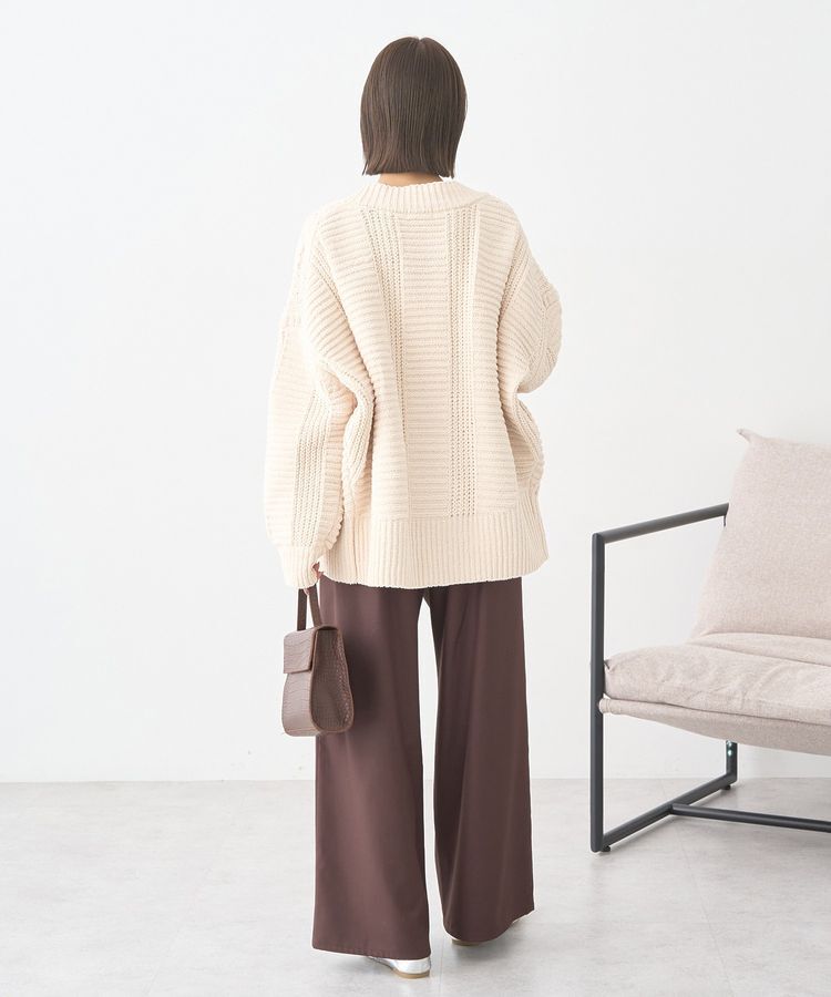 earth music&ecology「マットモールカーディガン」|カーディガン|