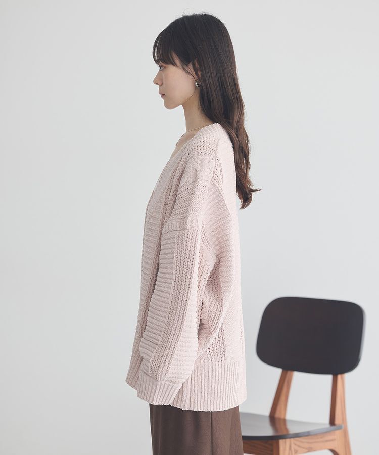 earth music&ecology「マットモールカーディガン」|カーディガン|