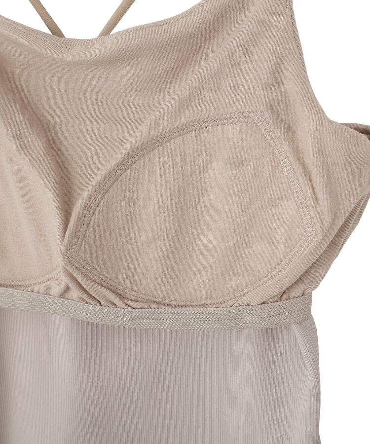 earth music&ecology「適ON カップ付きキャミソール」|キャミソール|