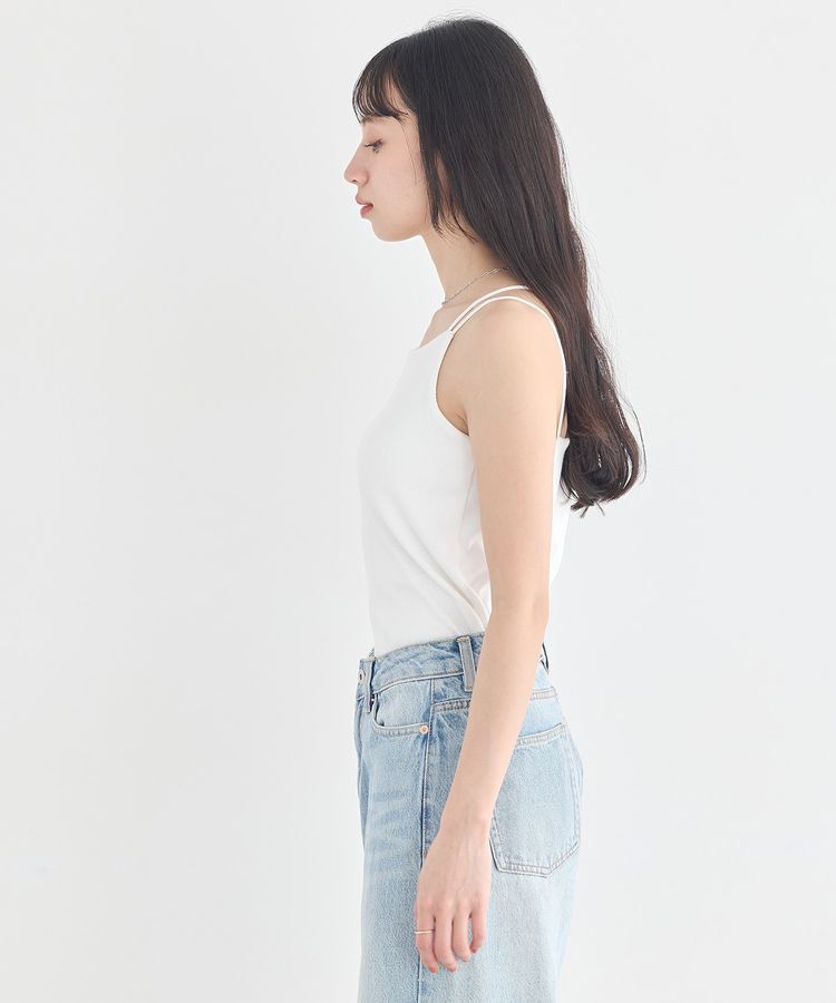earth music&ecology「適ON カップ付きキャミソール」|キャミソール|