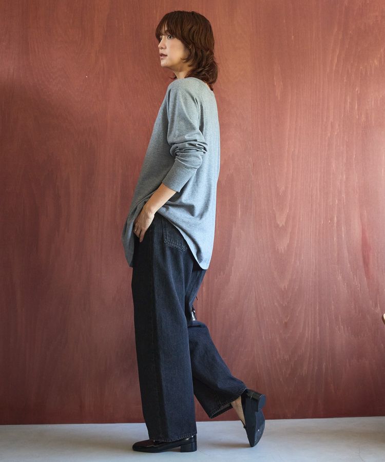 AMERICAN HOLIC「バイパチ2WAYヘンリーネックニットプルオーバー＜静電気軽減＞」|ニット・セーター|