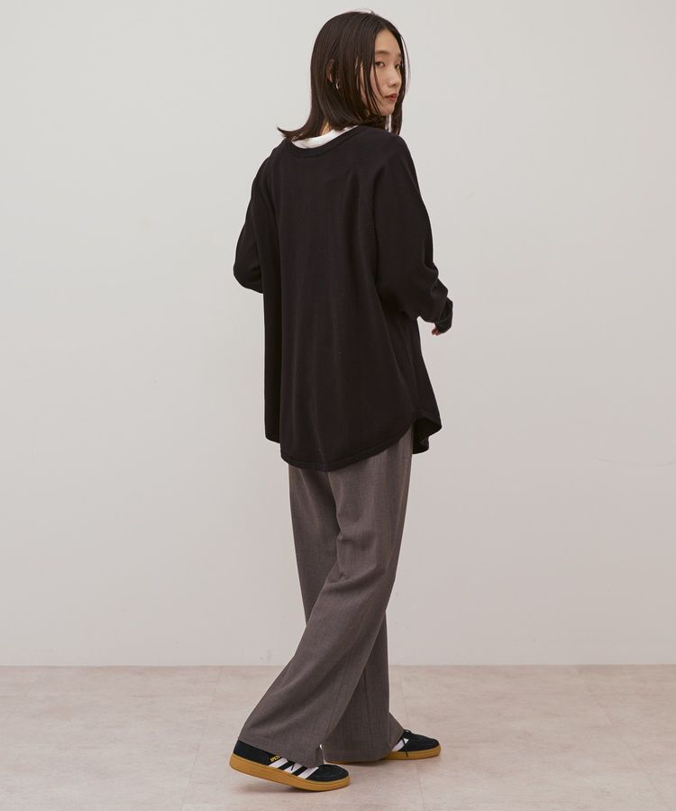 AMERICAN HOLIC「バイパチ2WAYヘンリーネックニットプルオーバー＜静電気軽減＞」|ニット・セーター|