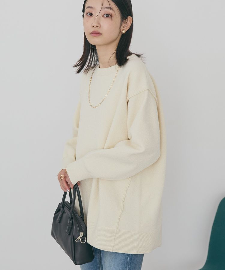 AMERICAN HOLIC「【選べる丈】モールニットプルオーバー」|ニット・セーター|