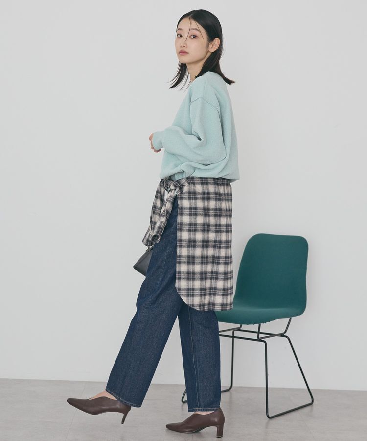 AMERICAN HOLIC「【選べる丈】モールニットプルオーバー」|ニット・セーター|