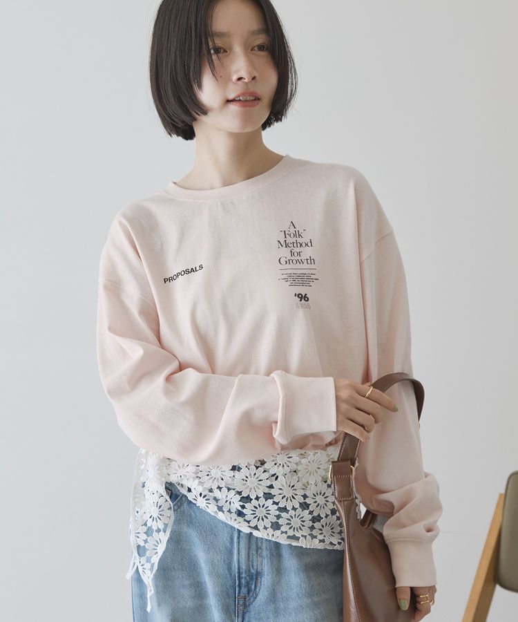 AMERICAN HOLIC「BACK PHOTOプリントロンT」|Tシャツ・カットソー|