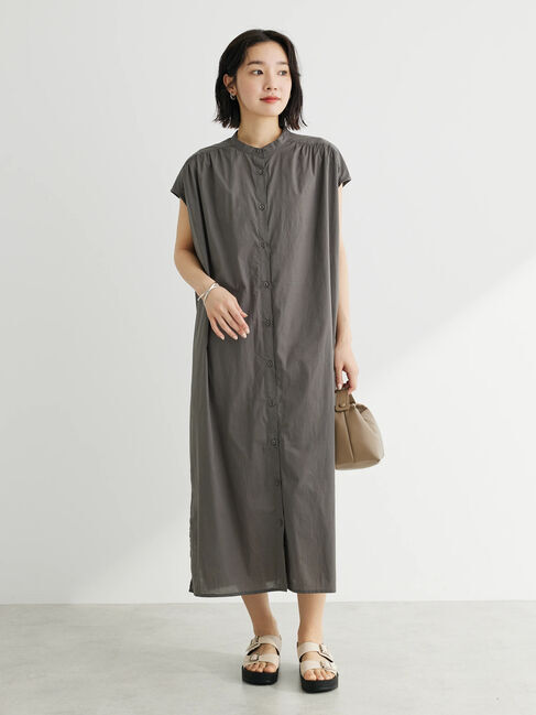 Green Parks「・Petit　Fleur　カラーシャツワンピース」|ワンピース|