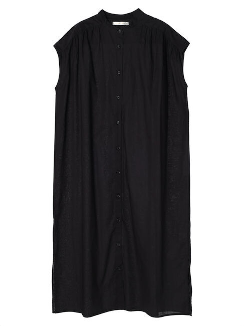 Green Parks「・Petit　Fleur　カラーシャツワンピース」|ワンピース|ブラック