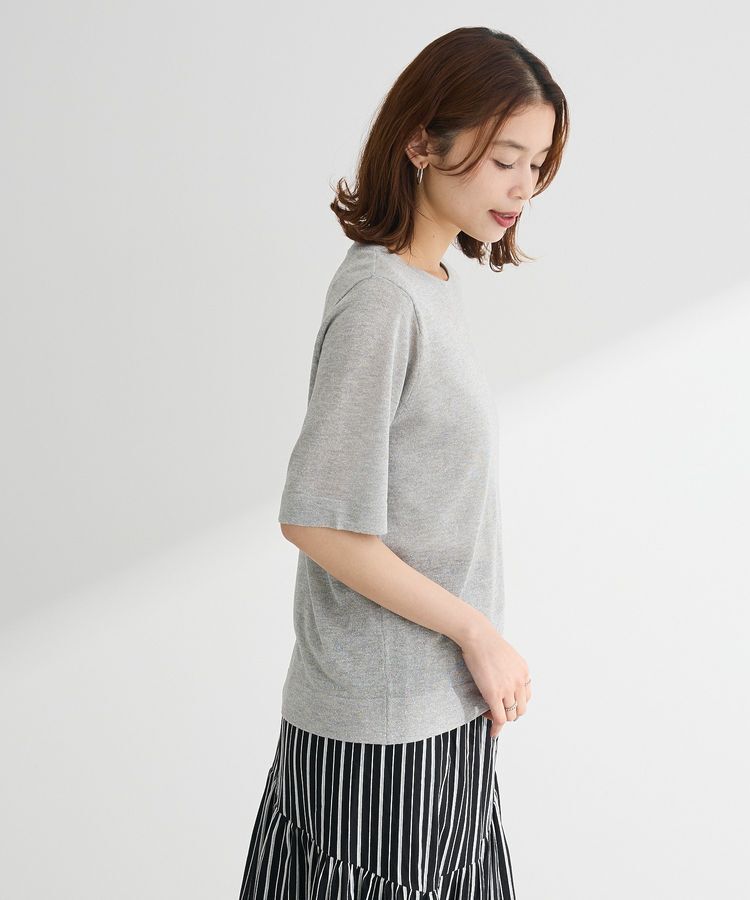 Green Parks「・Petit Fleur ラメシアーニット」|Tシャツ・カットソー|