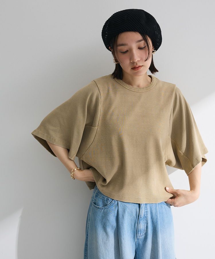 Green Parks「・SUGAR SPOON ワイドスリーブTEE」|Tシャツ・カットソー|Dark beige