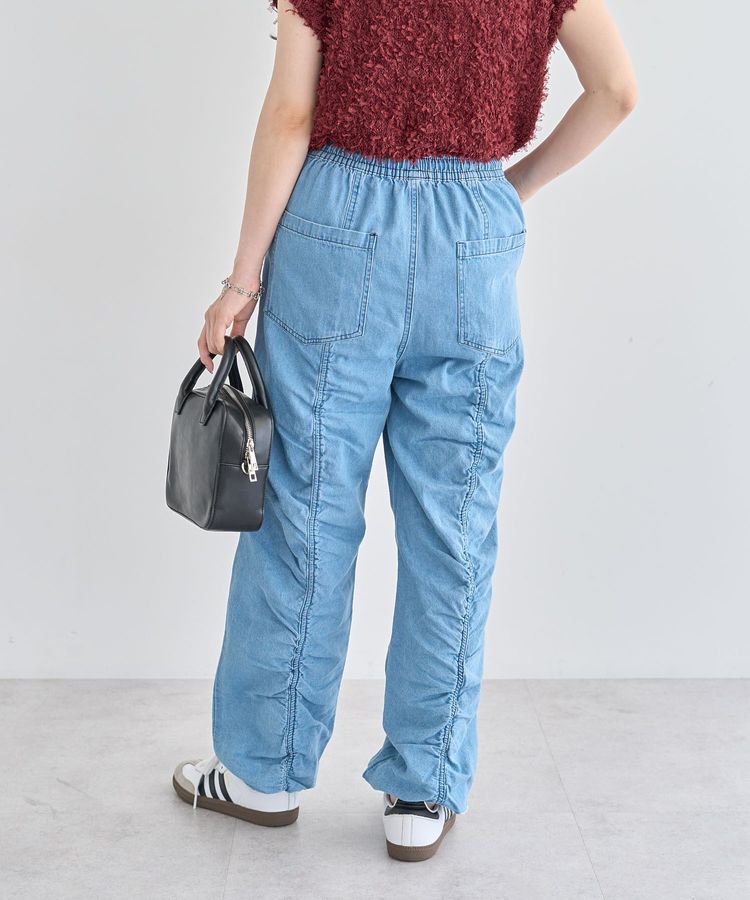 Green Parks「・SUGAR SPOON デニムギャザーパンツ」|デニム|