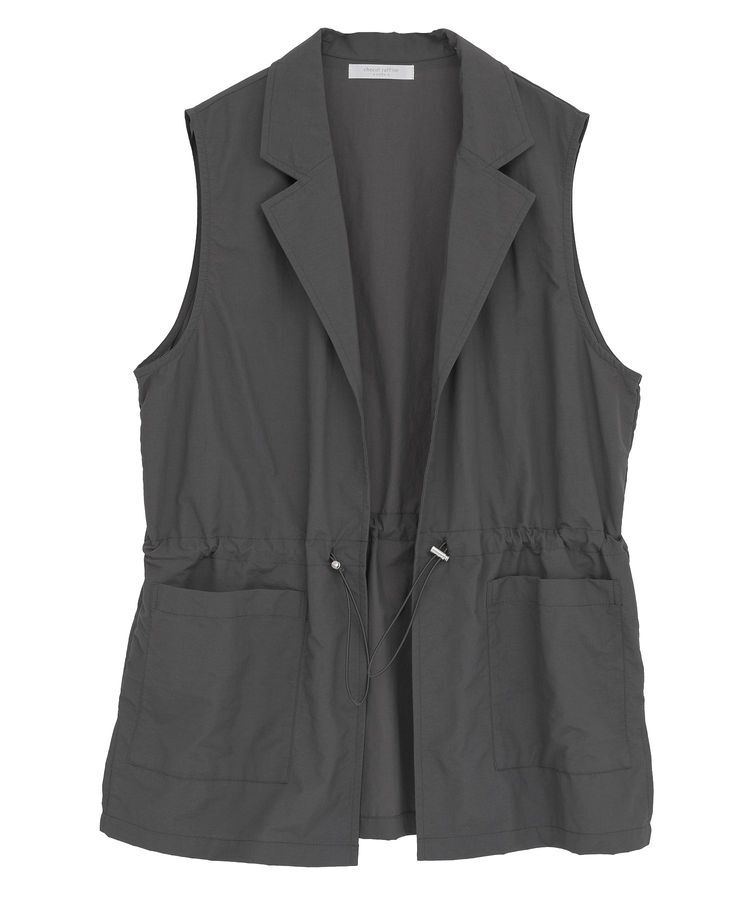 Green Parks「ウエストドロストナイロンベスト」|ベスト・ジレ|