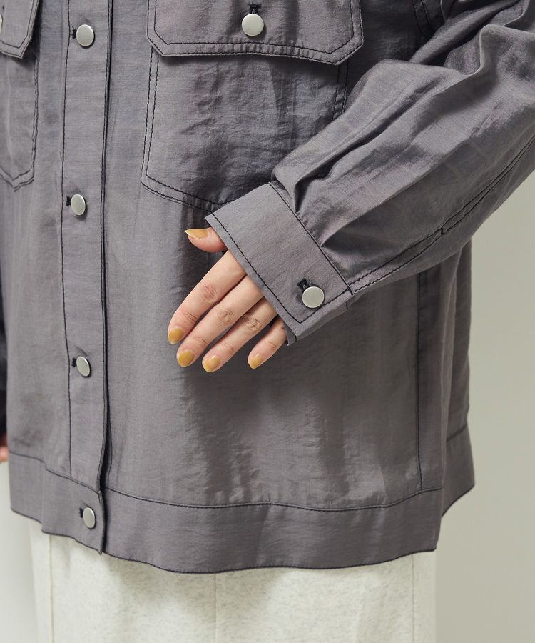 Green Parks「・ELENCARE DUE カラーステッチシアーGジャンⅡ」|テーラードジャケット|