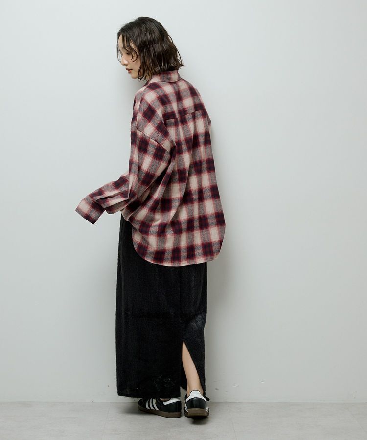 Green Parks「・ELENCARE DUE 2wayチェックビックシャツ」|チュニック|