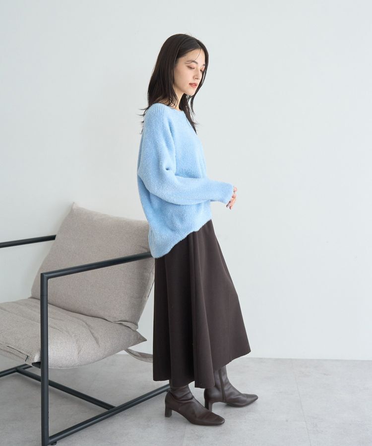 YECCA VECCA「ラメシャギードルマンニット」|ニット・セーター|