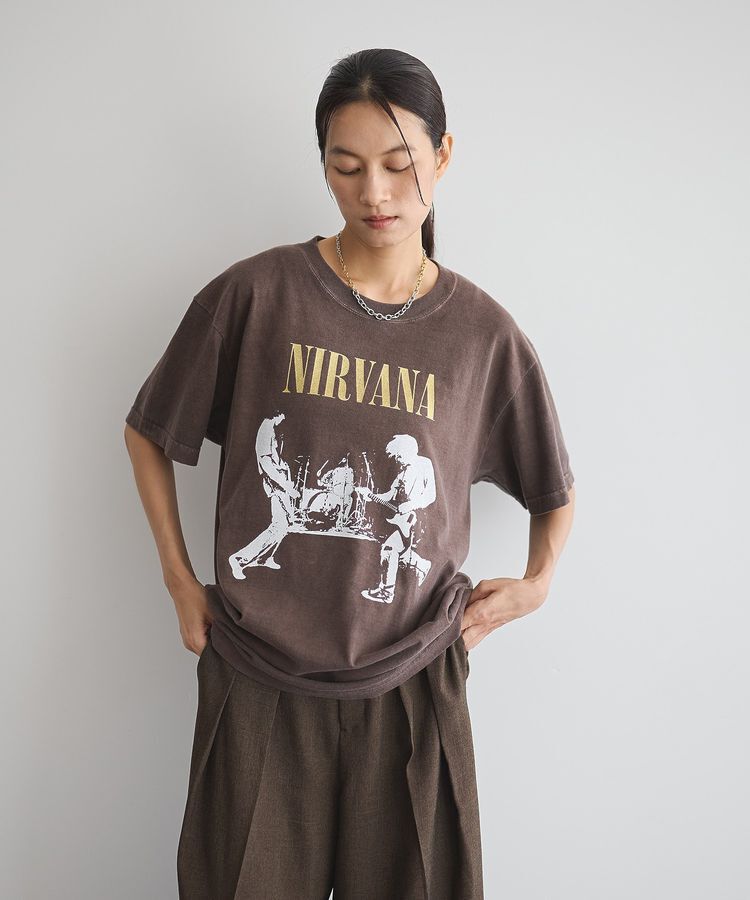 GARAGE OF GOOD CLOTHING「【GOOD ROCK SPEED】NIRVANA Tシャツ」|Tシャツ・カットソー|Brown
