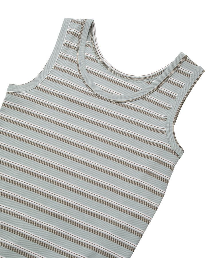 GARAGE OF GOOD CLOTHING「ランダムリブボーダータンク」|キャミソール|