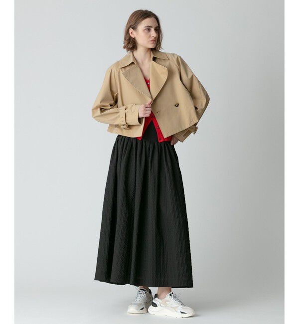 allureville「ショートトレンチコート」|トレンチコート|