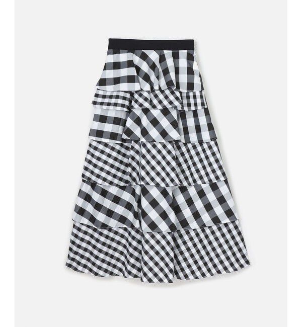 LOULOU WILLOUGHBY「《ドラマ着用》【LOULOU WILLOUGHBY】タフタミルフィーユスカート」|スカート|