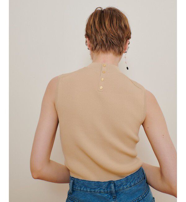 allureville「バック釦プルオーバー」|ニット・セーター|