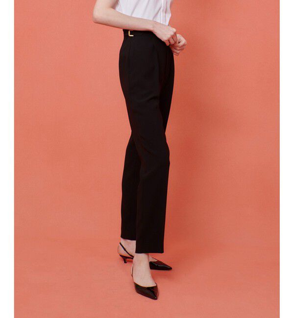 LOULOU WILLOUGHBY「【LOULOU WILLOUGHBY】ハイバックテーパードパンツ」|チノ|