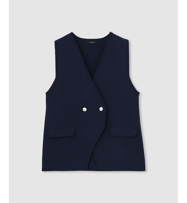 allureville「ミラノリブニットジレ」|ニット・セーター|