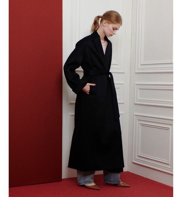 LOULOU WILLOUGHBY「【LOULOU WILLOUGHBY】MTRカシミヤロングコート」|ダッフルコート|