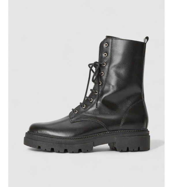 allureville「レースアップショートブーツ」|ロングブーツ|