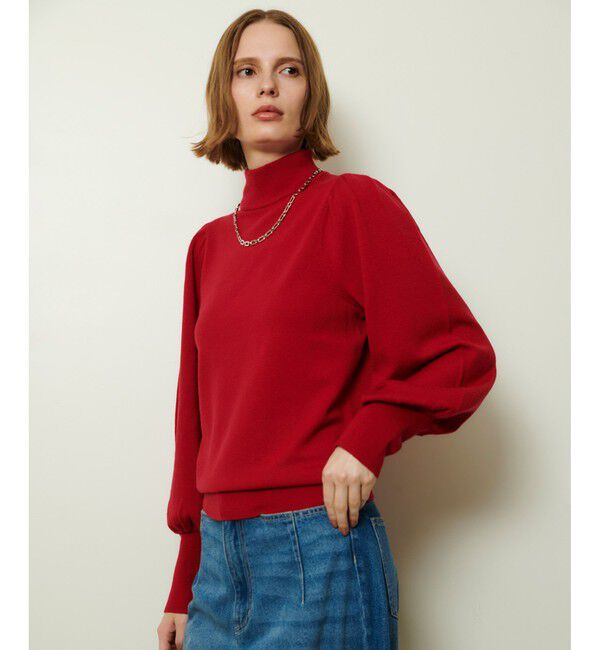 allureville「パフタートルプルオーバー」|ニット・セーター|