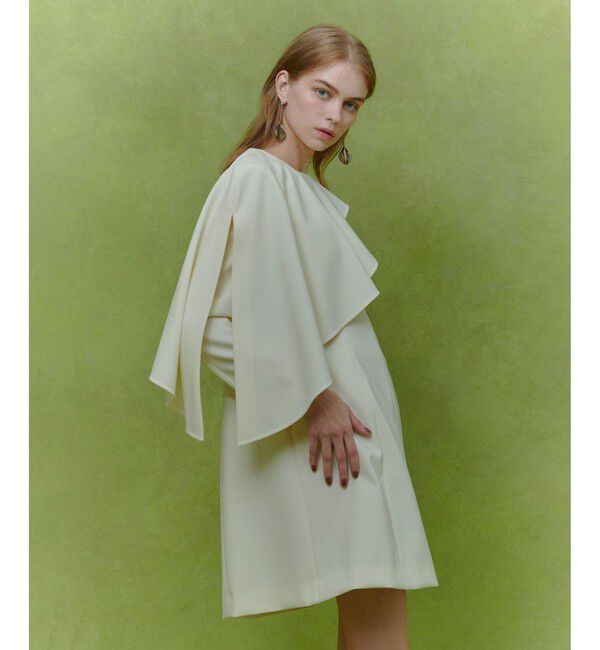 LOULOU WILLOUGHBY「【LOULOU WILLOUGHBY】2WAYケープワンピース」|ワンピース|