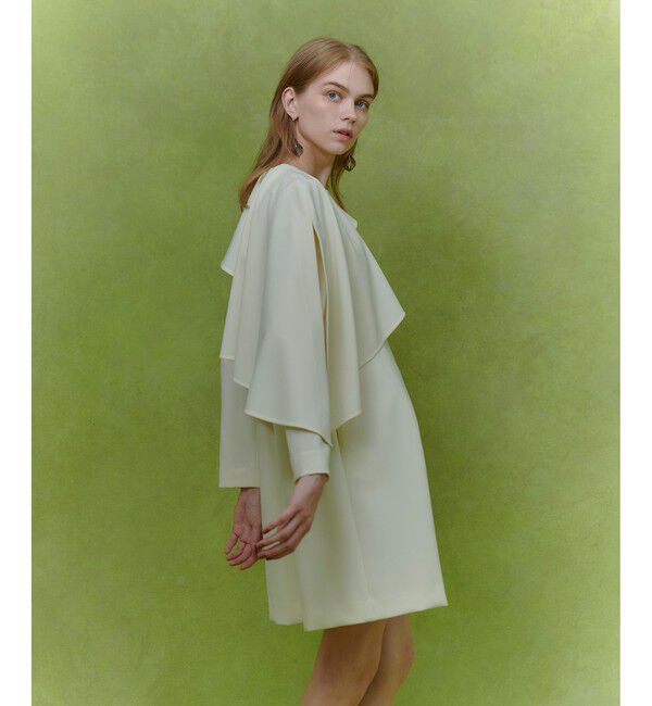 LOULOU WILLOUGHBY「【LOULOU WILLOUGHBY】2WAYケープワンピース」|ワンピース|
