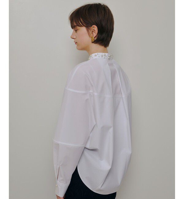 allureville「パールカラーコクーンブラウス」|シャツ・ブラウス|