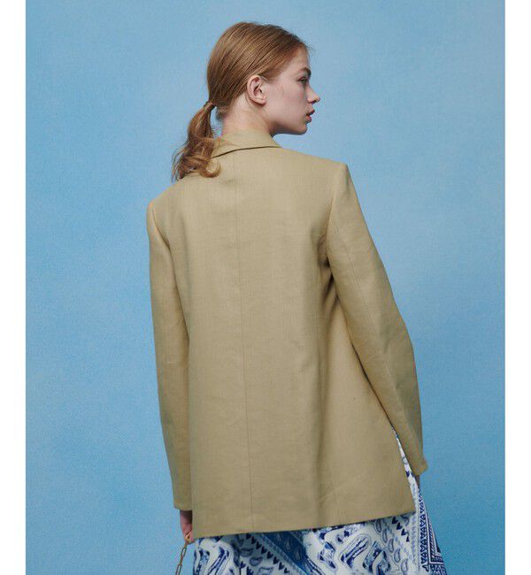 LOULOU WILLOUGHBY「【LOULOU WILLOUGHBY】NALYA リネンストレッチベルトジャケット」|テーラードジャケット|