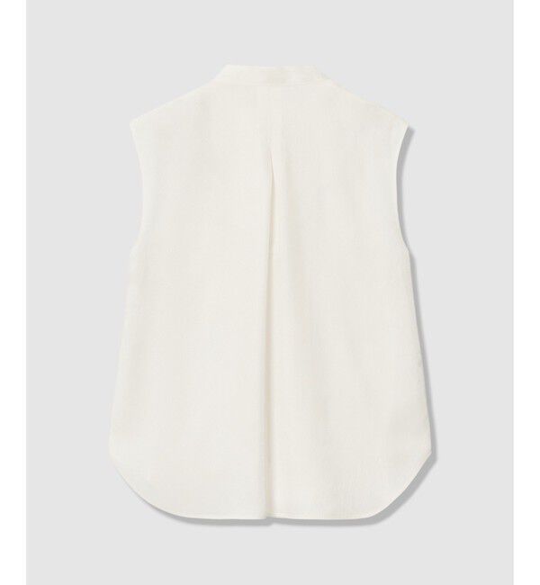 allureville「ブライトツイルアシメボウノースリブラウス」|シャツ・ブラウス|