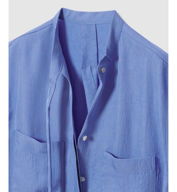 allureville「ブライトツイルアシメボウノースリブラウス」|シャツ・ブラウス|