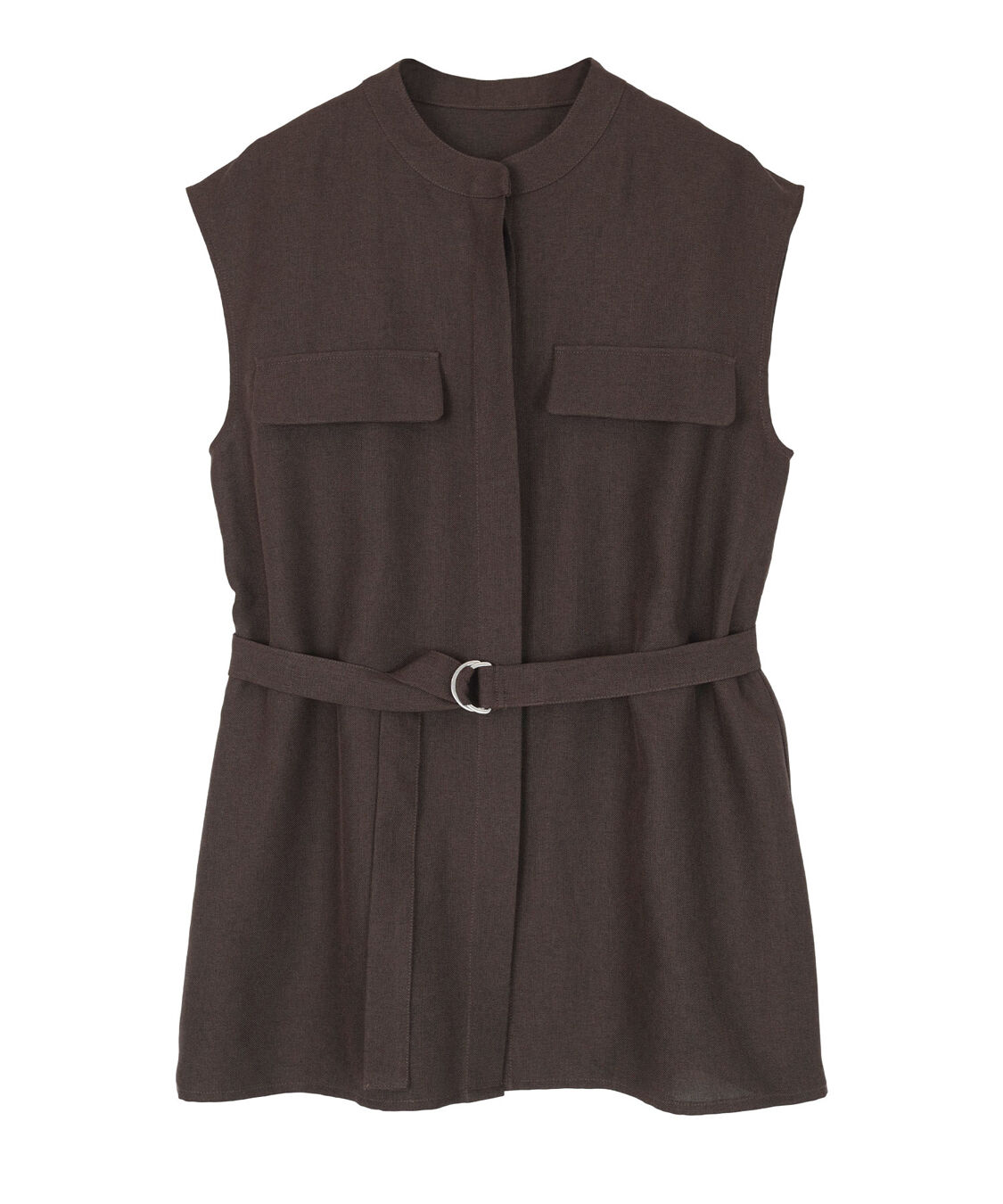 ur's「リネンライクノースリーブトップス」|シャツ・ブラウス|