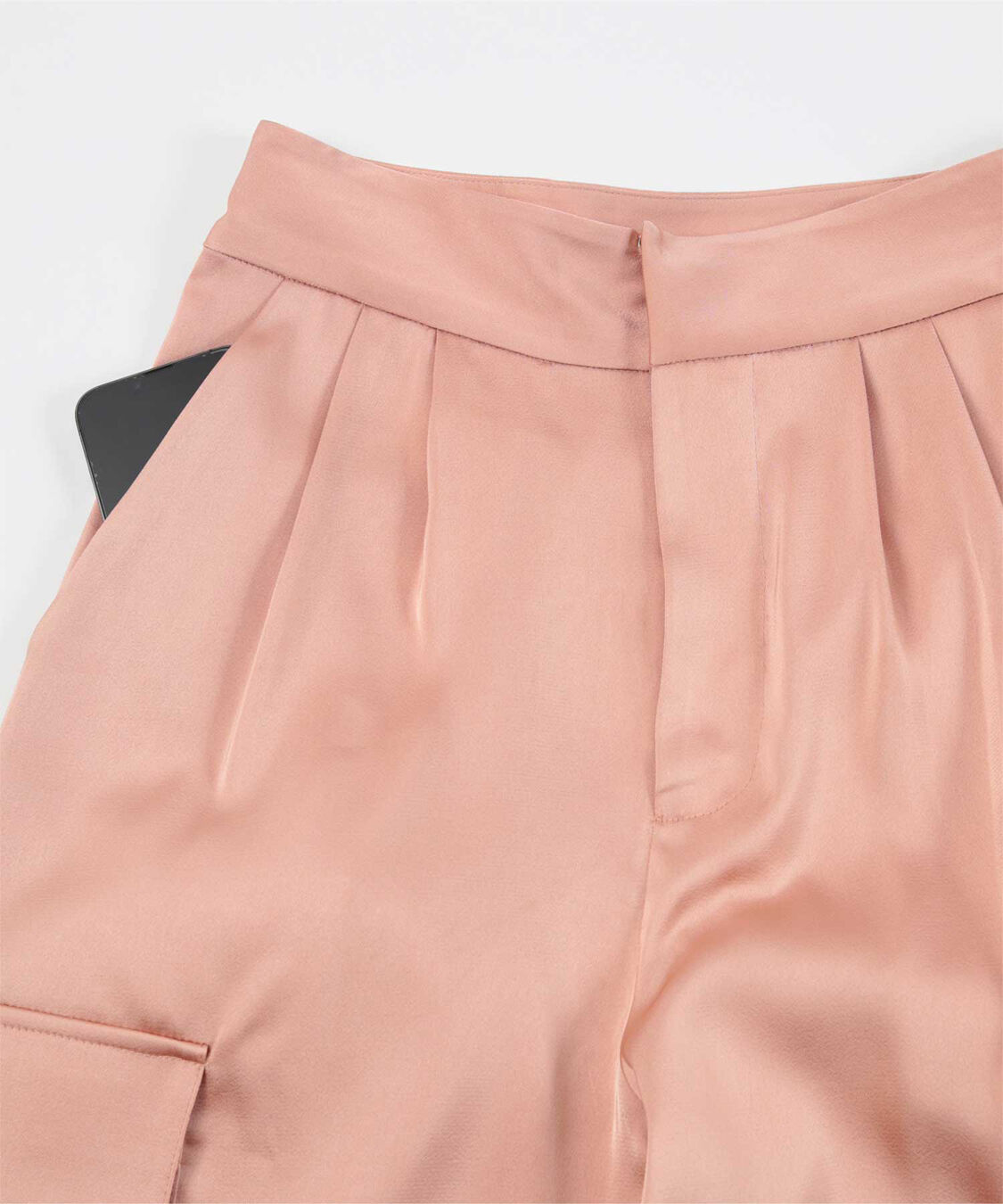 ur's「サテンパラシュートパンツ」|カーゴ|