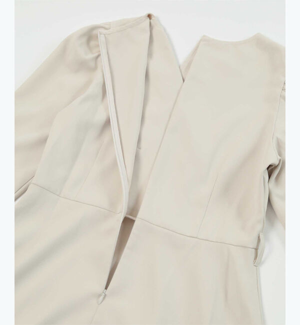 ur's「【星玲奈さんコラボアイテム】ベルト付パフスリーブトレンチワンピース」|ワンピース|