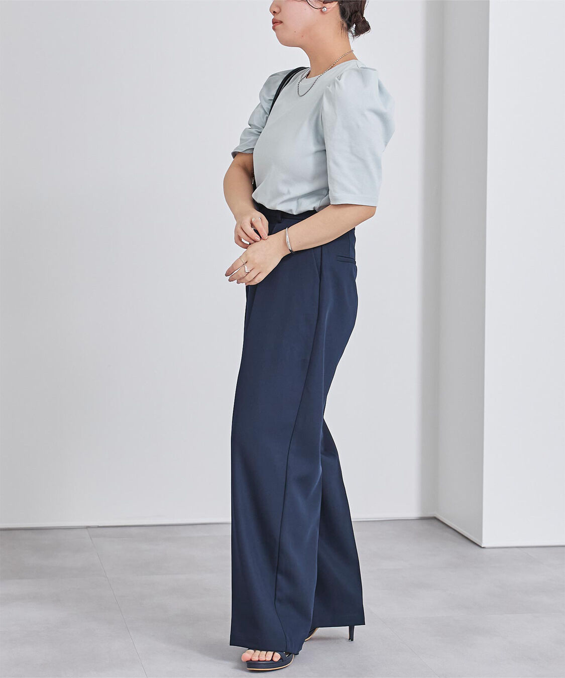 ur's「汗染み防止パフスリーブTシャツ」|Tシャツ・カットソー|