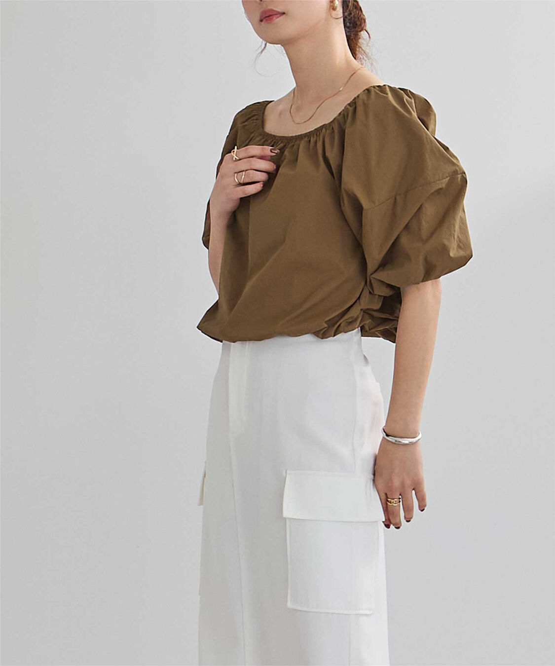 ur's「【黒川翼さんコラボアイテム】撥水オフショルプルオーバー」|シャツ・ブラウス|