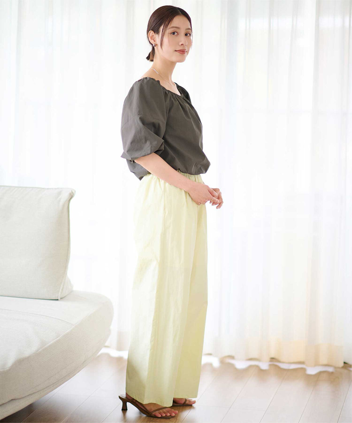 ur's「【黒川翼さんコラボアイテム】撥水オフショルプルオーバー」|シャツ・ブラウス|