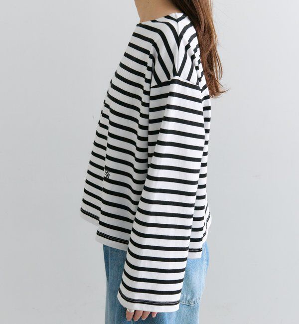  「ボーダーショートカットソー」|Tシャツ・カットソー|