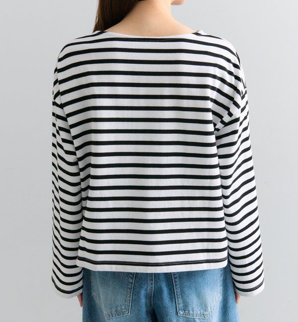  「ボーダーショートカットソー」|Tシャツ・カットソー|