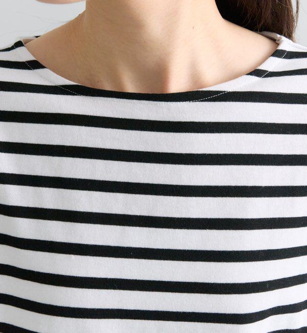  「ボーダーショートカットソー」|Tシャツ・カットソー|