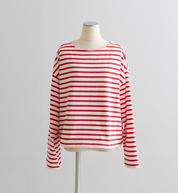  「ボーダーショートカットソー」|Tシャツ・カットソー|