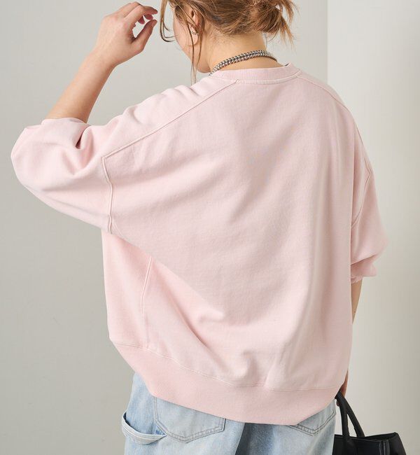  「ロゴ刺繍チュニックスウェット」|プルオーバー|