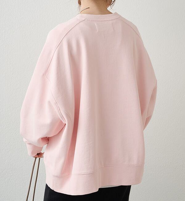  「ロゴ刺繍チュニックスウェット」|プルオーバー|